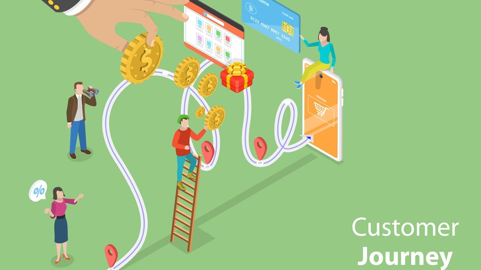 Ilustración conceptual de Customer Journey Map