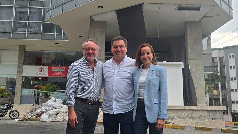 Manuel Herrera, Luis Fernando Gaviria y Luz Andrea Capalagua.